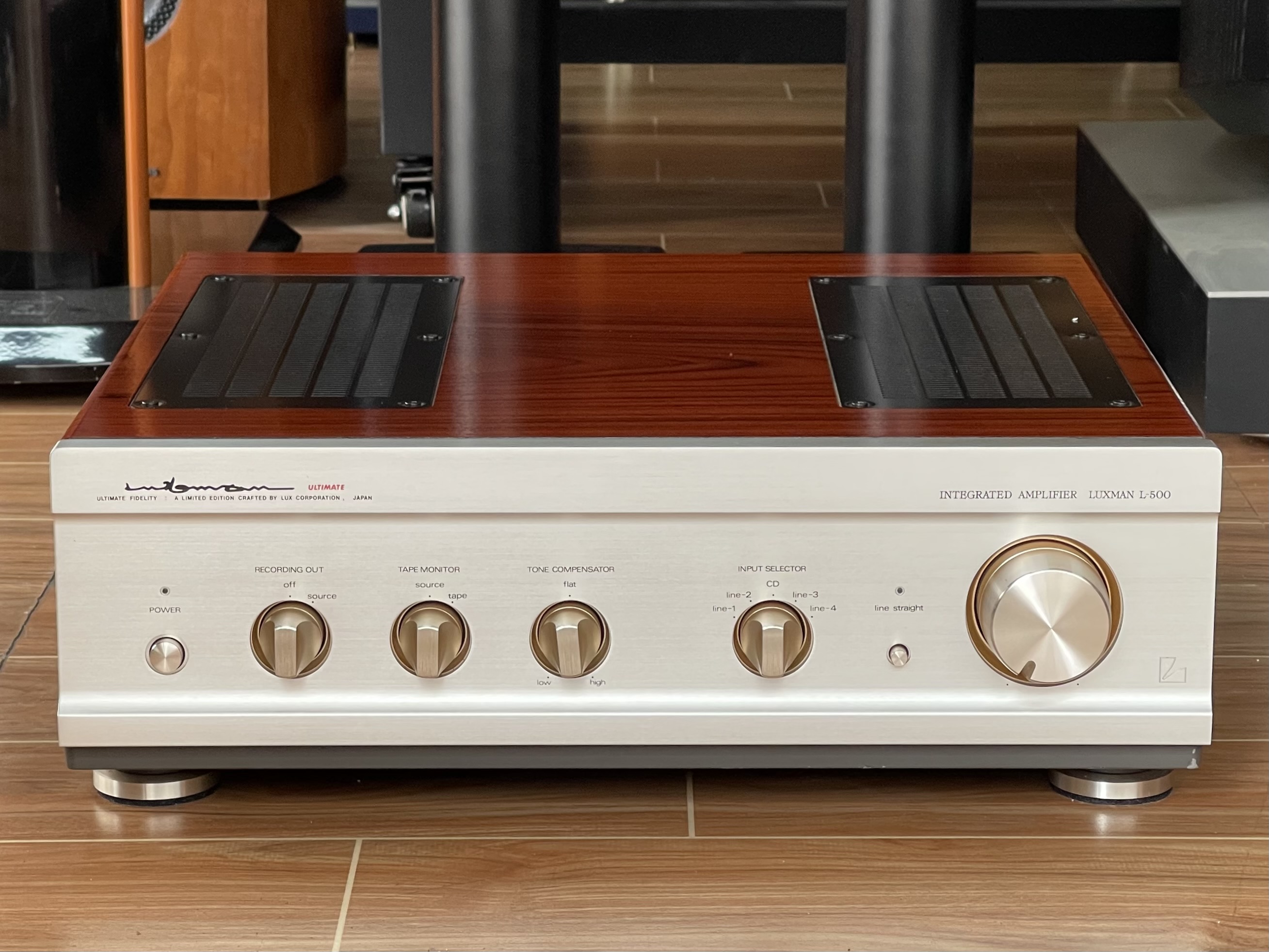 日本LUXMAN/力士 L-500 一代铭器经典发烧高端旗舰合并功放机