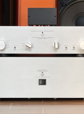 美国COUNTERPOINT/汇点 SA-3000+SOLID 2E电子管胆机前石后功放机