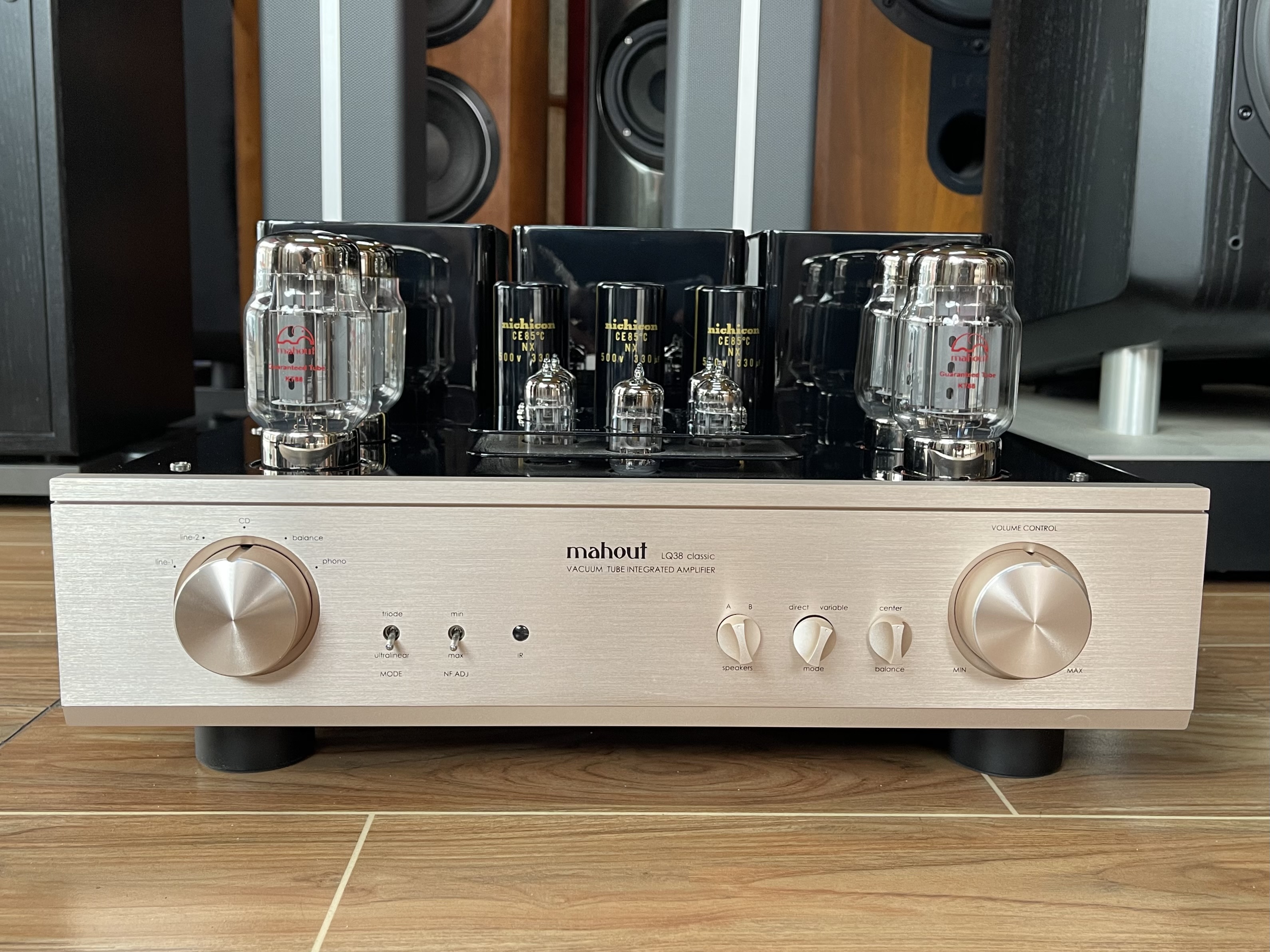 英国mahout audio/驯象大师 LQ38 全新库存样品电子管胆机功放机