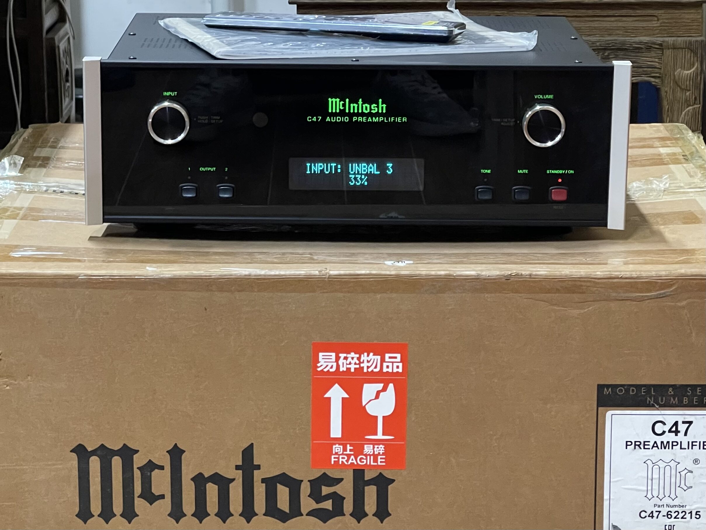 美国McIntosh/麦景图 C49 发烧高端前级功放机/极品大全套