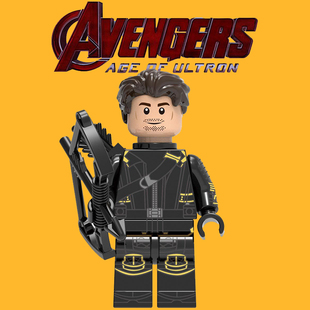 积木人仔复仇者联盟4超级英雄浪人1149鹰眼第三方男孩拼装 玩具