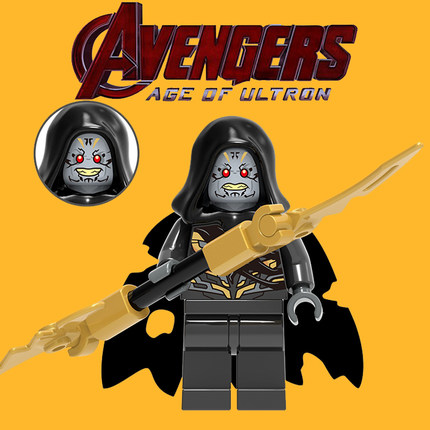 适用小颗粒积木复仇者联盟3灭霸817亡刃将军sh511 76103拼装人仔