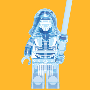 星球大战人仔欣宏1506全息达斯瑞文第三方益智拼装积木儿童玩具