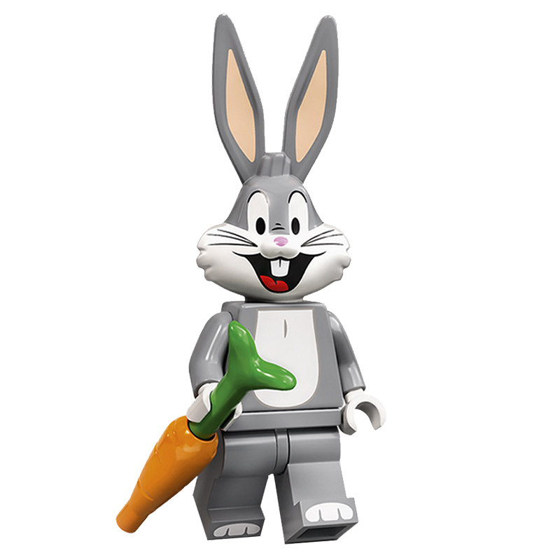 兼容乐高71030人仔抽抽乐 乐一通 2# 兔八哥拼装积木儿童益智玩具