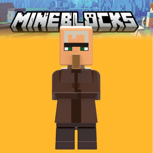 我的世界周边G0078村民第三方益智男孩儿童拼装积木人仔亲子玩具