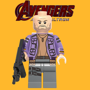 漫威复仇者联盟第三方1710巴托克第三方人仔男孩拼装益智玩具