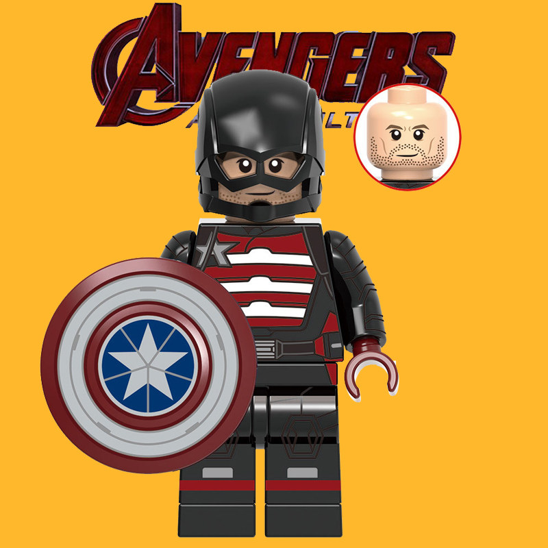 兼容乐高欣宏1709美国密探沃克第三方人偶男孩子拼装益智玩具积木