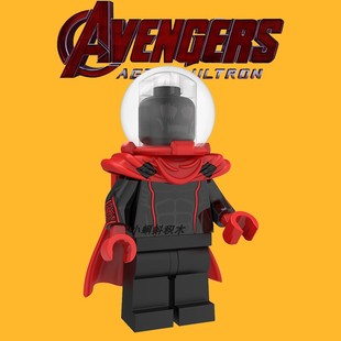 蜘蛛侠反派XP210神秘客黑化版第三方拼装儿童积木人仔儿童玩具