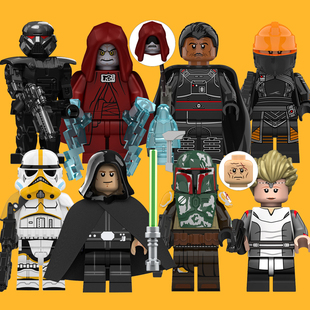 星球大战人仔暴风兵帕尔帕廷卢克益智第三方儿童拼装儿童积木玩具