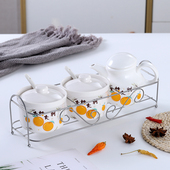 酱油醋壶 创意调料盒陶瓷盐辣椒酱罐 调料瓶调味盒油壶套装 包邮