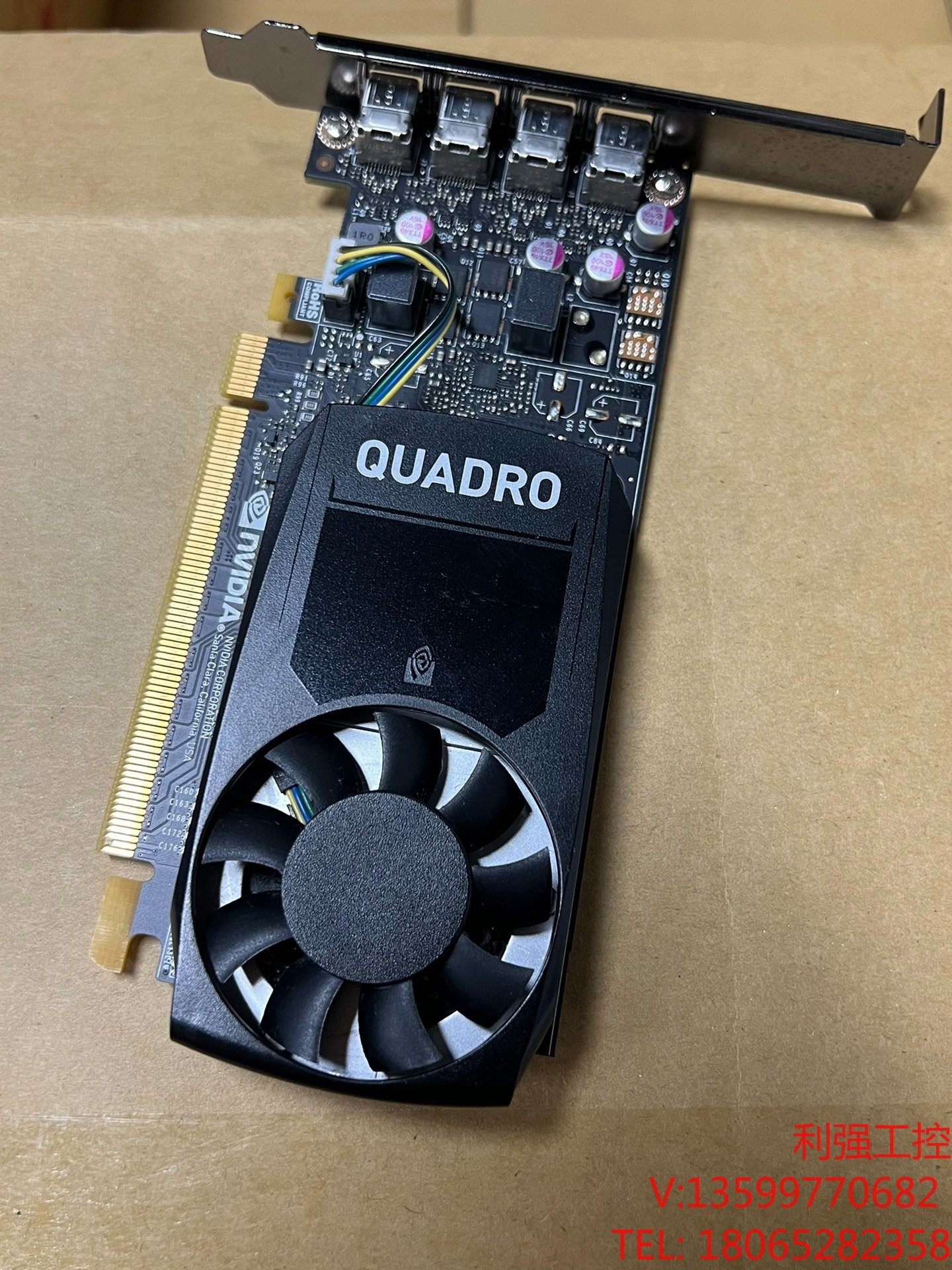 丽台 nvidia quadro p1000 外观成色很好