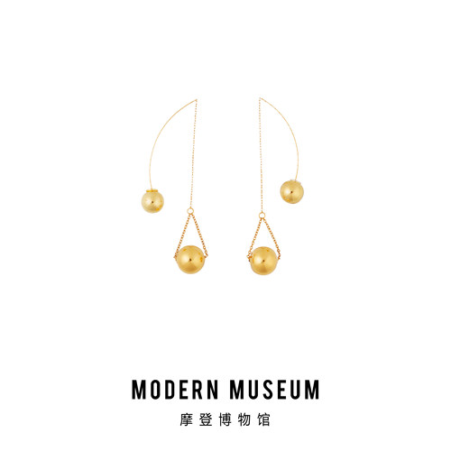耳环耳环ModernMuseum铜
