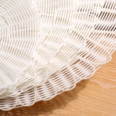 仿藤编蒸笼垫子不粘食品硅胶垫圆形蒸笼布包子馒头蒸锅垫加厚圆形