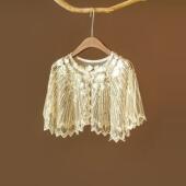 晚礼服披肩1920宴会舞会女复古亮片斗篷舞台欧美婚纱礼服披肩聚会