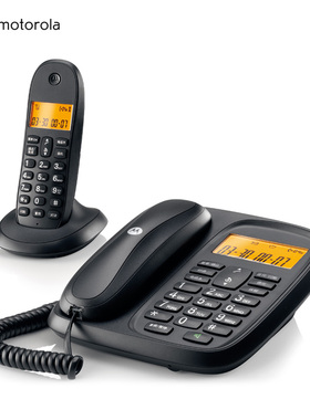 摩托罗拉CL101C 无绳电话机 大屏幕无线远距离免提办公室家用固话