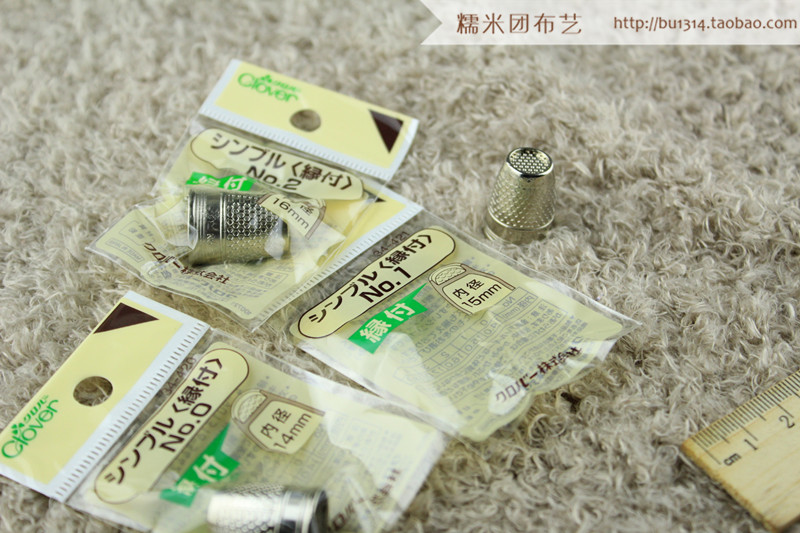 日本进口缝纫工具可乐指套顶针