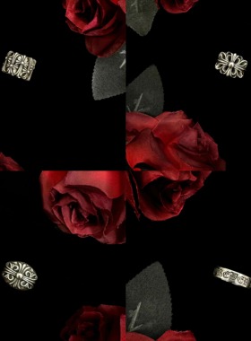 克罗泰银做旧十字架戒指大集合