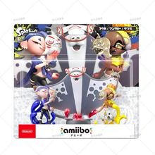 任天堂新amiibo喷射splatoon3鱼浆帮手办莎莎鬼蝠周边斯普拉遁