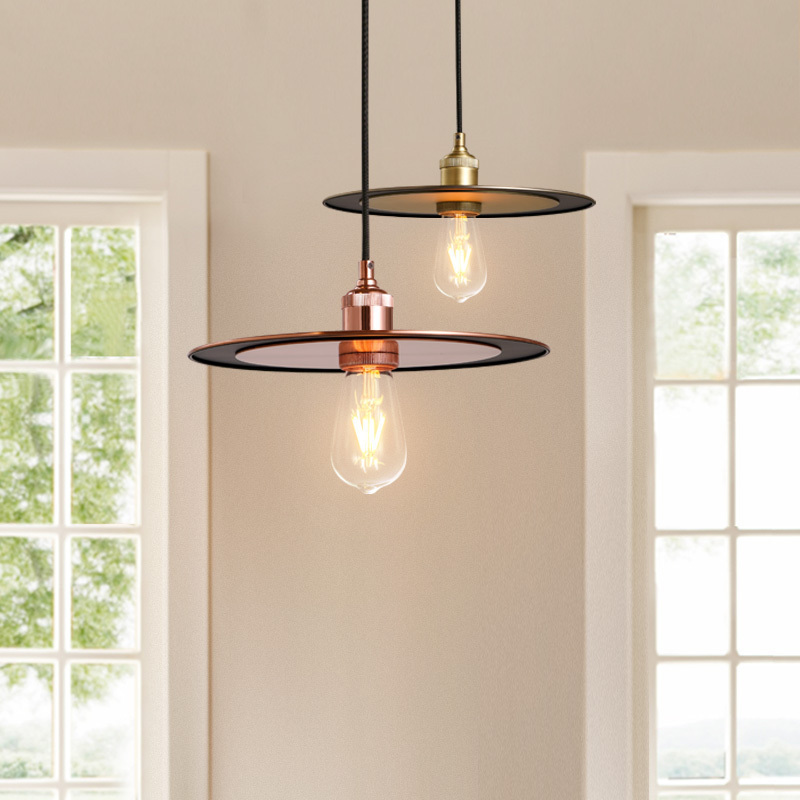 北欧创意个性led圆形灯工业风