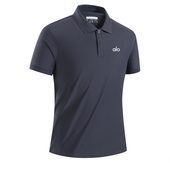 冰丝透气速干男士 户外休闲运动翻领POLO衫 纯色商务上衣 款 夏季