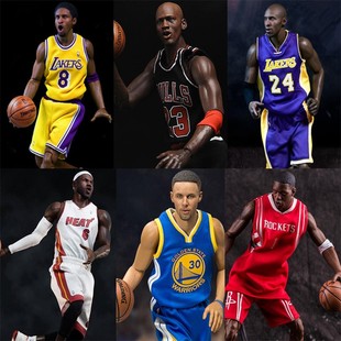 NBA飞人乔丹科比麦迪艾弗森奥尼尔诺维斯基詹姆斯库里哈登手办模