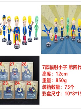 辐射4 辐射小子 Fallout 4代7款摇头人偶Vault Boy 盒装公仔