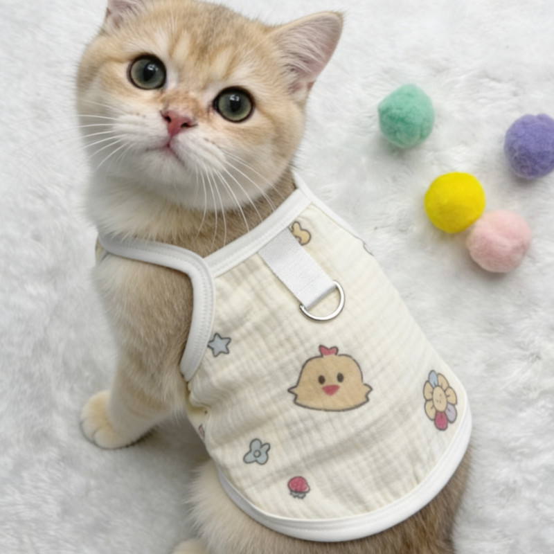 宠物衣服狗狗猫咪衣服夏季薄款泰迪大型中型小型犬宠物夏天防掉毛图片
