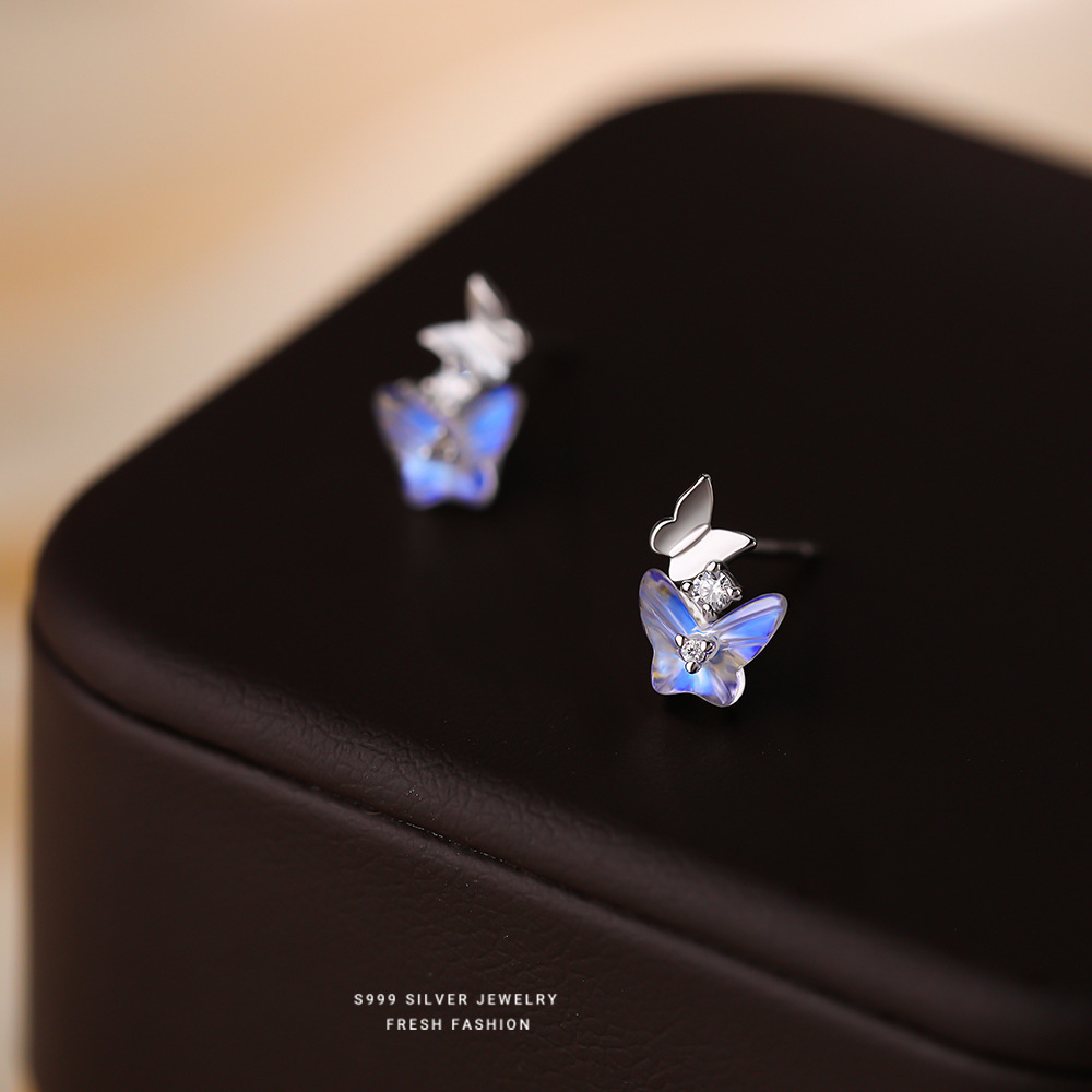 S999通体纯银时尚耳环