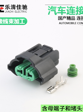 DJ70255F-3-21/DJ70211Y-2.8-21 国产6189-0935   H11雾灯插头