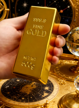 大号金条仿真假金砖摆件金店银行展示样品金块拍摄道具乔迁装饰品