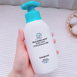 腌成奶fufu少女~乔家牛奶泡泡滋润沐浴露滋养肌肤柔润亮泽350ml