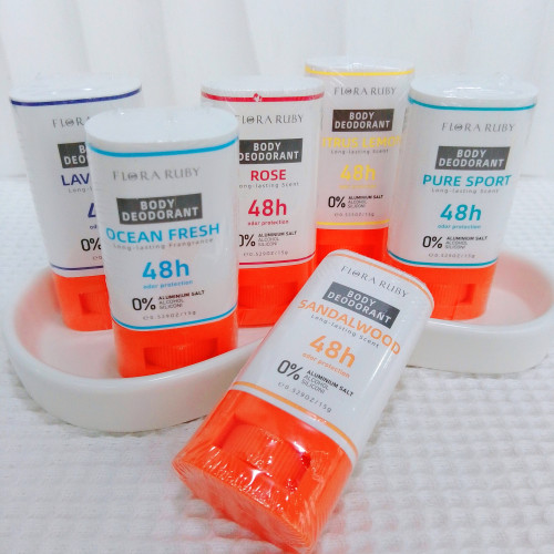 藏不住了！全身喷香小秘密...出口款固体清新净味止汗香体膏15g