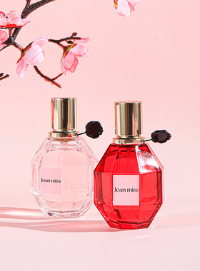 一见倾心的少女风情~jean miss红宝石鲜花绽放香水清新持久70ml