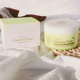 溢出屏幕的清透感~韩国珂家野花睡眠面膜保湿免洗涂抹面膜80ml