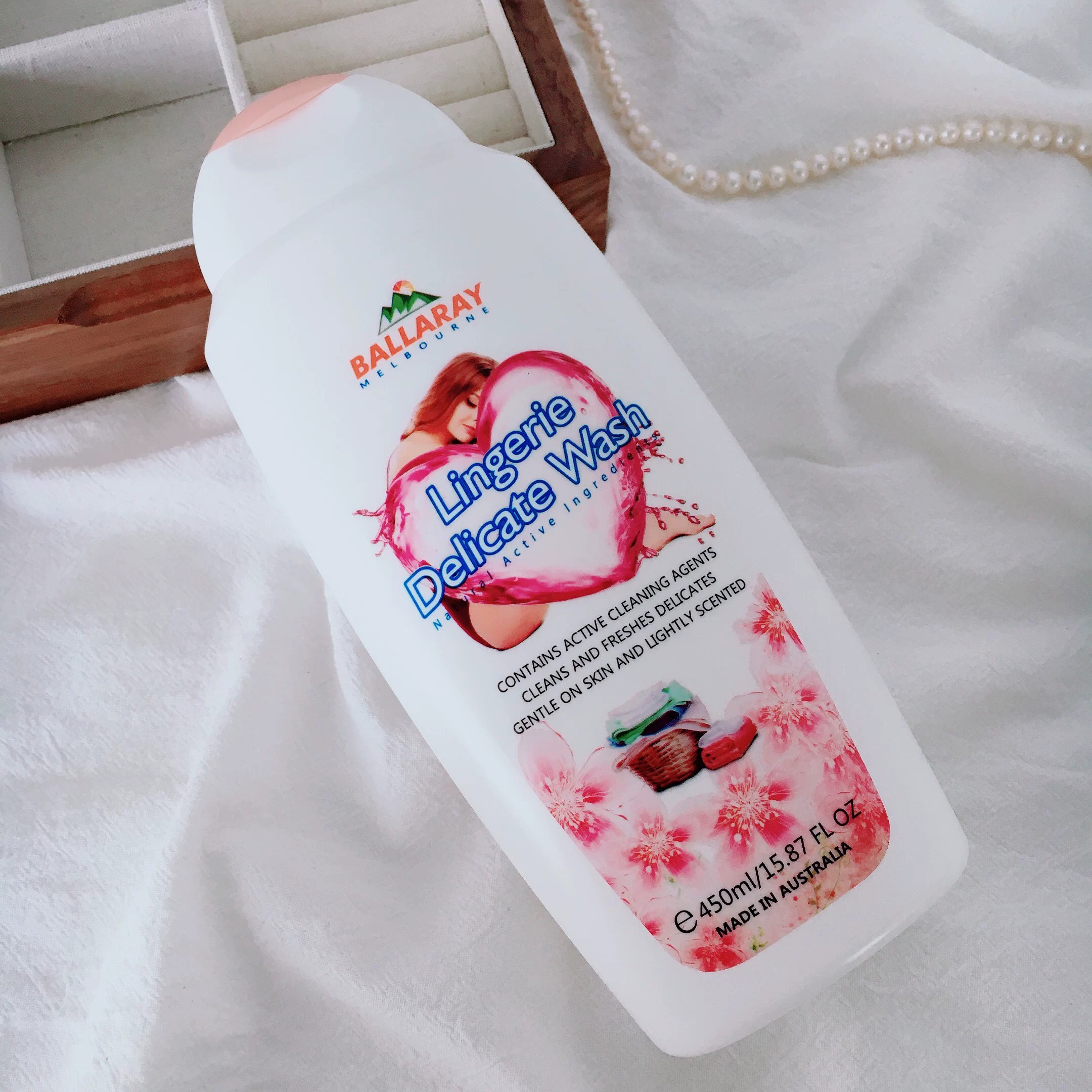 内内贼干净又香软~澳大利亚进口巴家内衣洗衣液去污渍护衣450ml