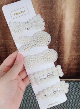 块块钱一大卡 甜美系发夹~网红珍珠发夹头饰发夹刘海夹碎发夹