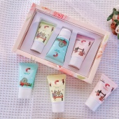 盒 苏家牛奶蜂蜜玫瑰香氛护手霜套盒30gx3支 一盒 指尖伪体香