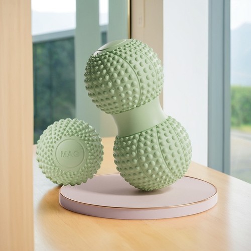 花生筋膜球足底按摩脊柱肌肉放松双球臀背腿部穴位刺激瑜伽按摩球