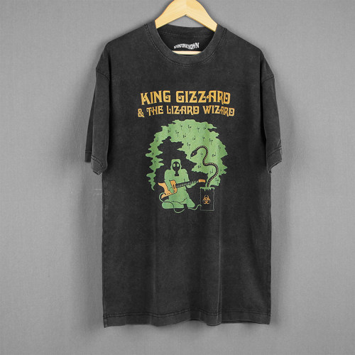 KingGizzard迷幻摇滚乐队短袖