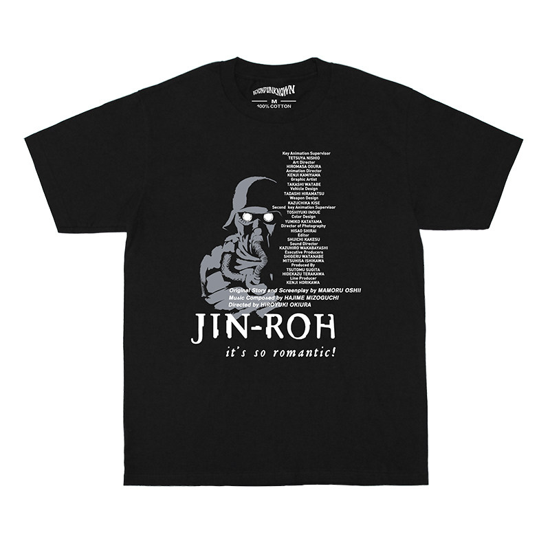 人狼 t恤 押井守 jin roh the wolf brigade 美式纯棉动漫t-shirt