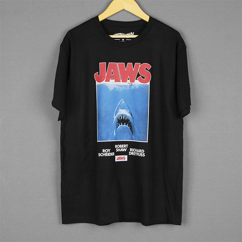 Jaws大白鲨T恤经典电影海报短袖