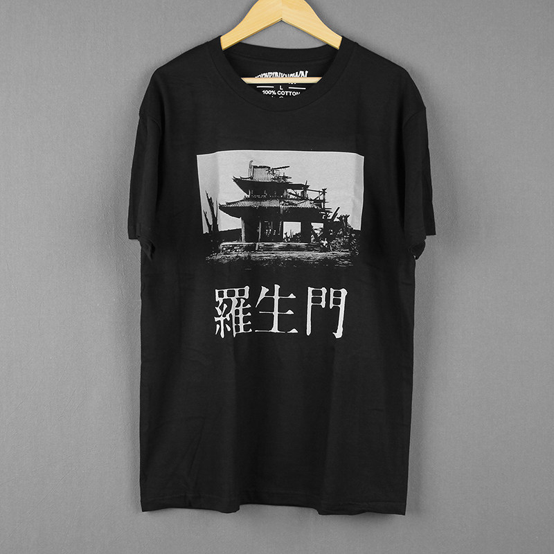 罗生门Rashomon黑泽明T恤电影乱七武士纯棉休闲短袖宽松男T-Shirt