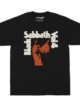 Black Sabbath Vol 4黑色安息日欧美摇滚金属乐队纯棉休闲短袖T恤