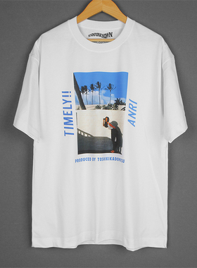 杏里Anri Timely角松敏生CityPop人像风景纯棉休闲短袖夏男女T恤