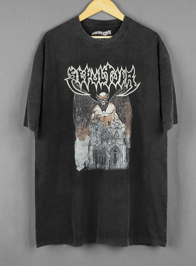 Sepultura埋葬乐队重金属摇滚纯棉复古水洗短袖T恤长袖男T-Shirt