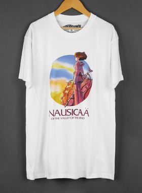 风之谷Nausicaa of the Valley of the Wind动漫周边印花短袖T恤