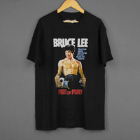 李小龙 T恤 精武门Bruce Fist of Fury电影休闲纯棉短袖 T-Shirt