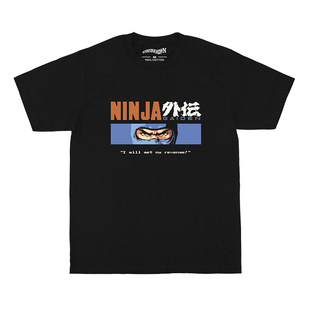 忍者龙剑传短袖 Gaiden隼龙FC BIT游戏周边纯棉卡通男T恤 Ninja