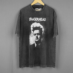 短袖 橡皮头Eraserhead Lynch长袖 Shirt T恤怪头人大卫林奇David