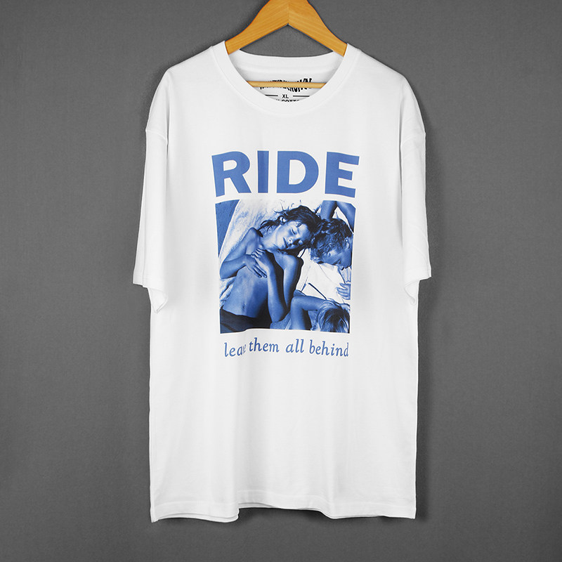 ride t恤 leave them all behind 独立摇滚slowdive短袖 t-shirt